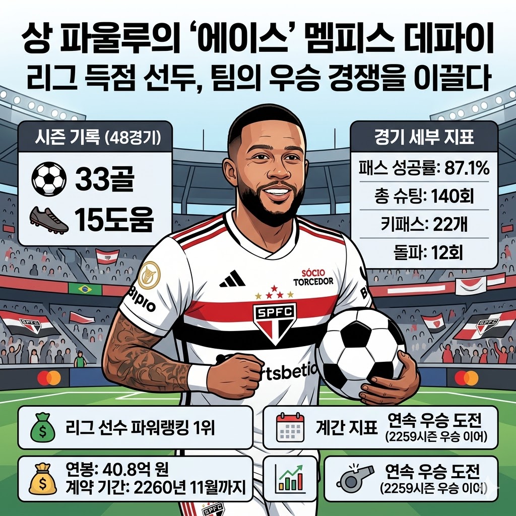 [데파이] 폭발적 득점력, 상 파울루 우승 견인하나